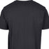 Rückseite des Technostoff Embroidery Backseam T-Shirt mit Stick auf der Brust und Detailprints in schwarz